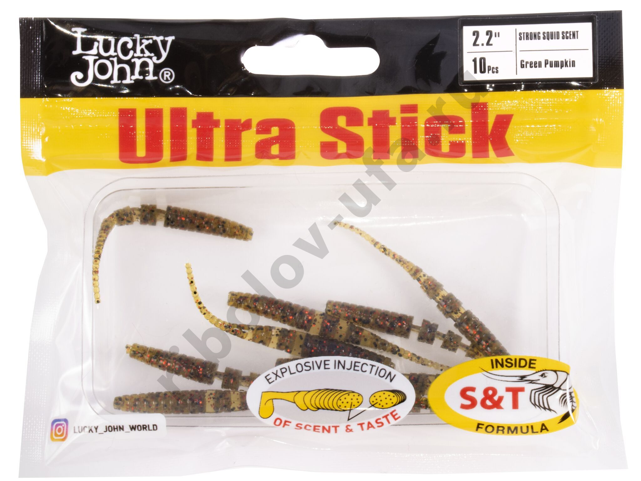 Силиконовая приманка Lucky John Pro Series Ultra Stick 2.2in 5.6см /PA03