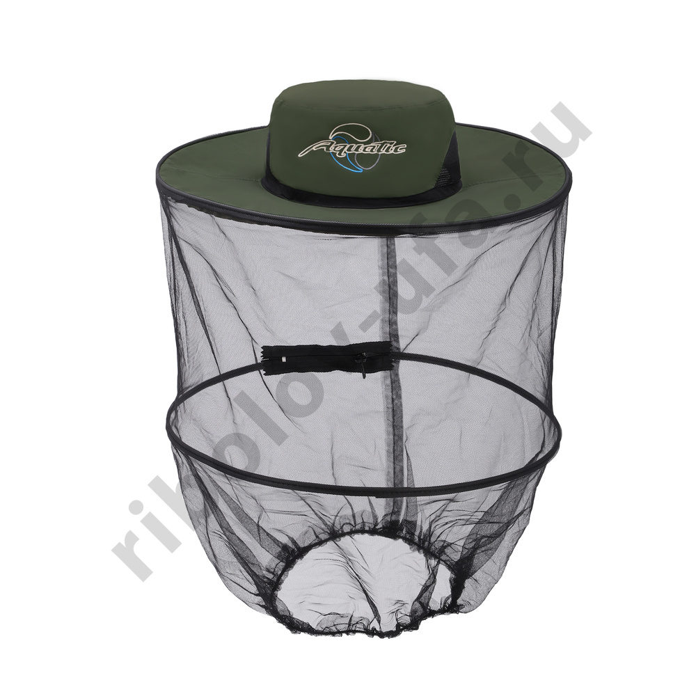 Шляпа Aquatic антимоскитная складная КА-19Х (цвет: хаки; UPF50+)