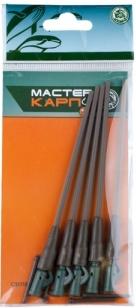 Антизакручиватель Три кита жесткий с конусом и клипсой зеленый (5 шт/уп) (Неизвестная характеристика)