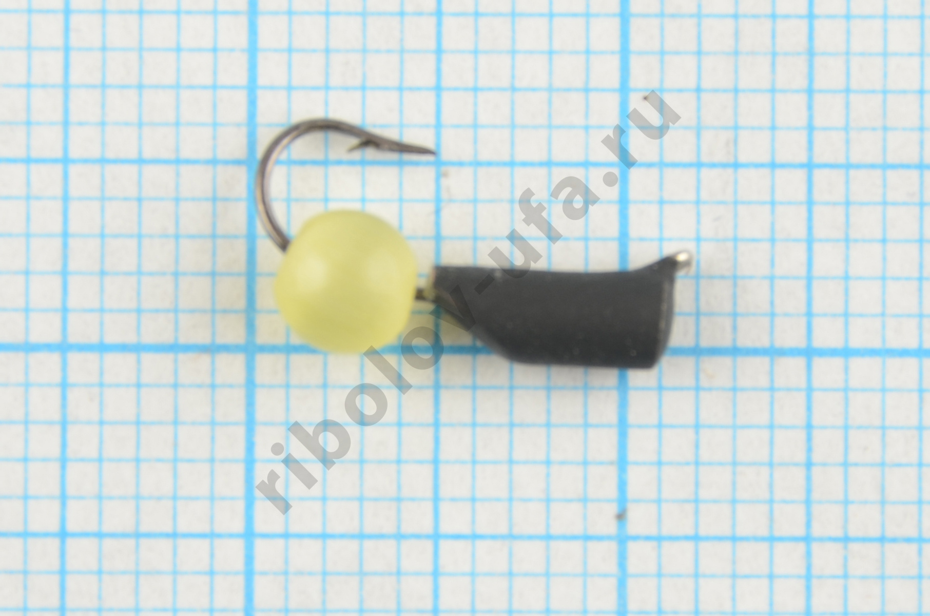 Мормышка Мир Вольфрама Столбик с кошачьим глазом на крючке д. 2,5 мм