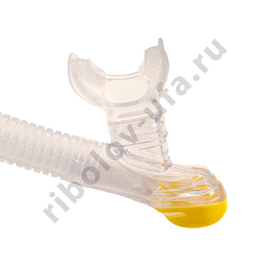 Трубка Scorpena K2 c двумя клапанами, желтая