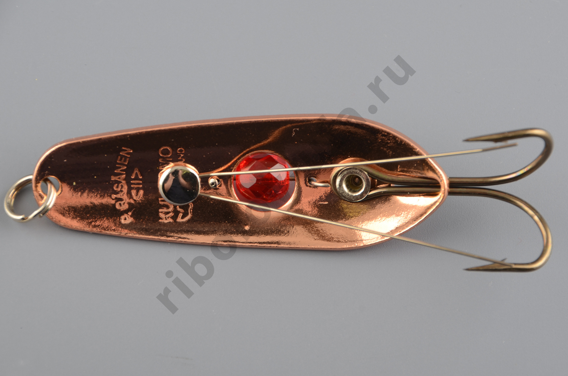 Блесна колеб. Kuusamo Rasanen 60/15 (бусина, незацеп.) BL/GR/G/O-C, UV