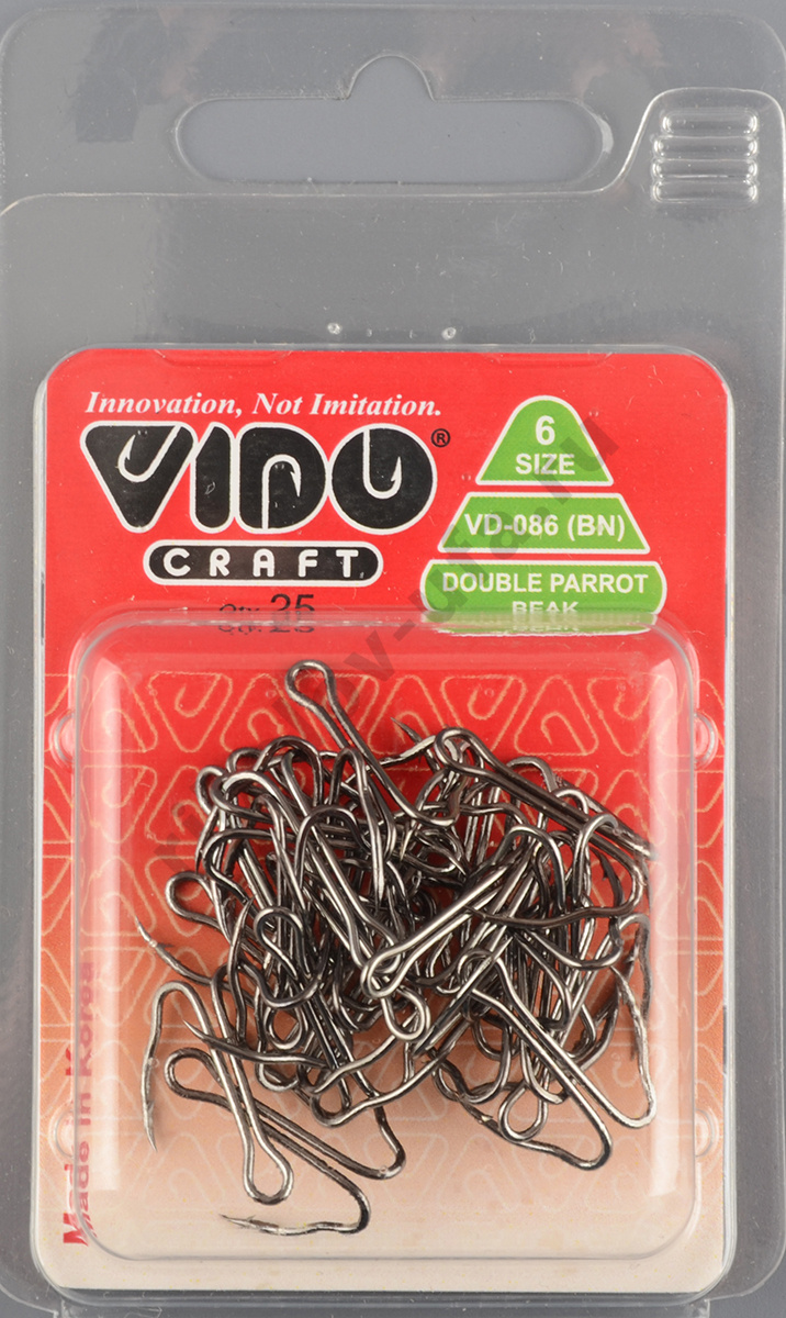 Крючок-двойник Vido Double Parrot Beak №6 BN