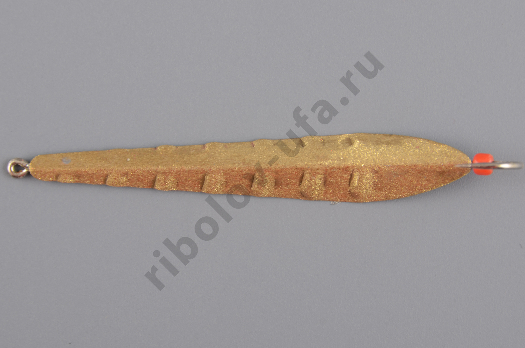 Блесна Курганская №26 с 1-м крючком, 45мм цв. золото
