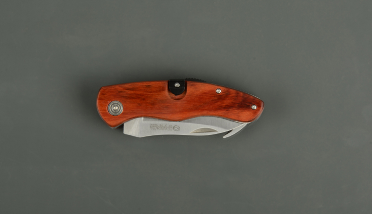 Нож складной Kosadaka N-F51 19.0/11.0 см, 215 гр., охотничий, 3 в 1 (нож, шкуродер, пила)