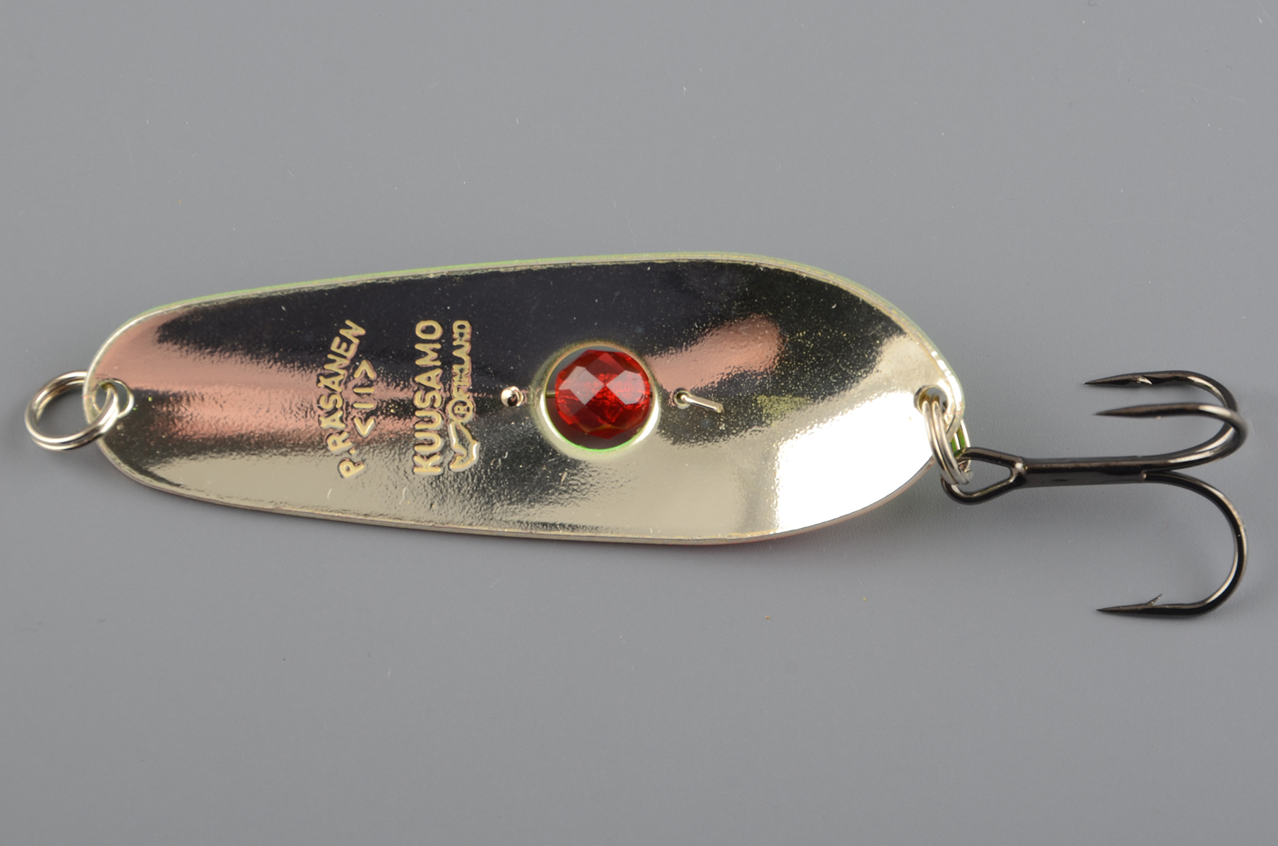 Блесна колеб. Kuusamo Rasanen 70/20 (бусинка) BL/GR/Fye/FR-S