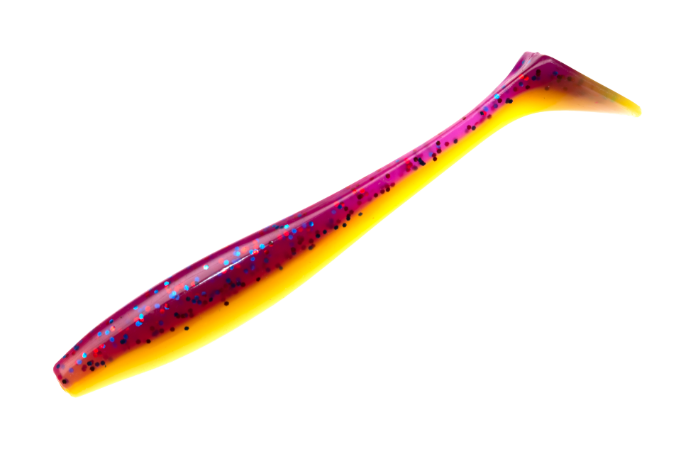 Силиконовая приманка Narval Choppy Tail 12cm #007-Purple Spring (4шт/уп)