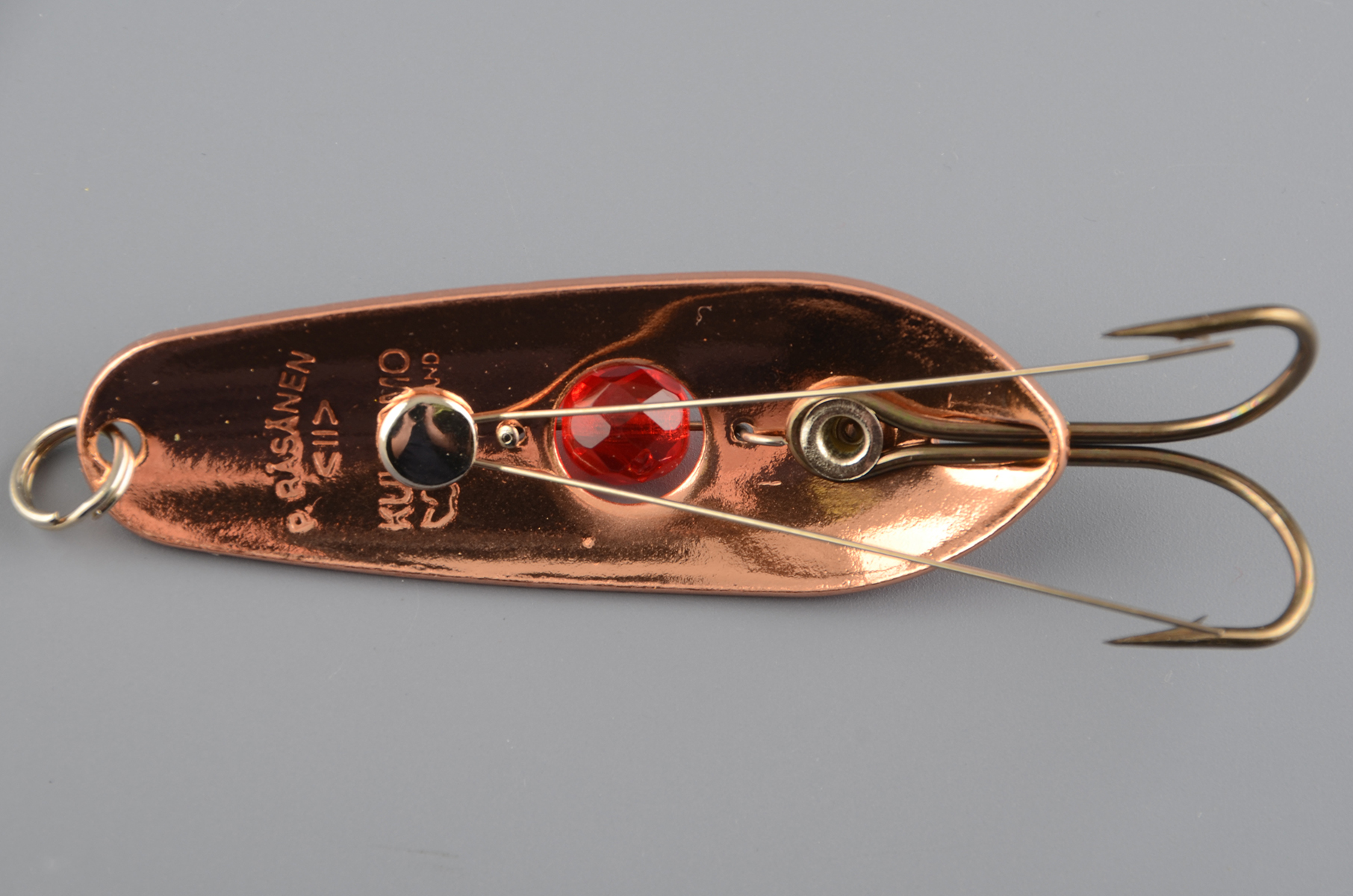 Блесна колеб. Kuusamo Rasanen 60/15 (бусина, незацеп.) BL/GR/G/O-C, UV