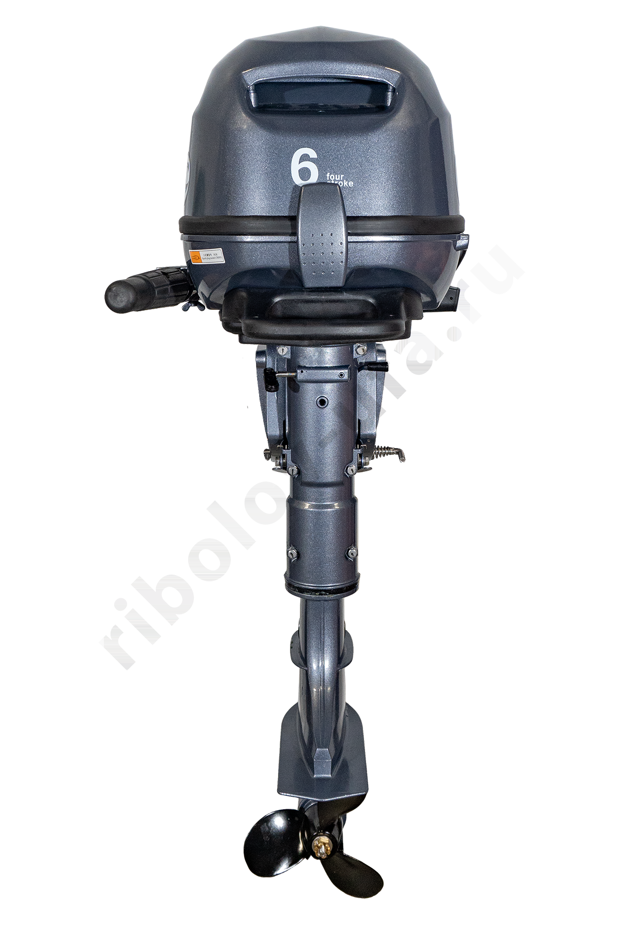 Лодочный мотор 4-х тактный Apache F 6 с баком 12 л+ шланг
