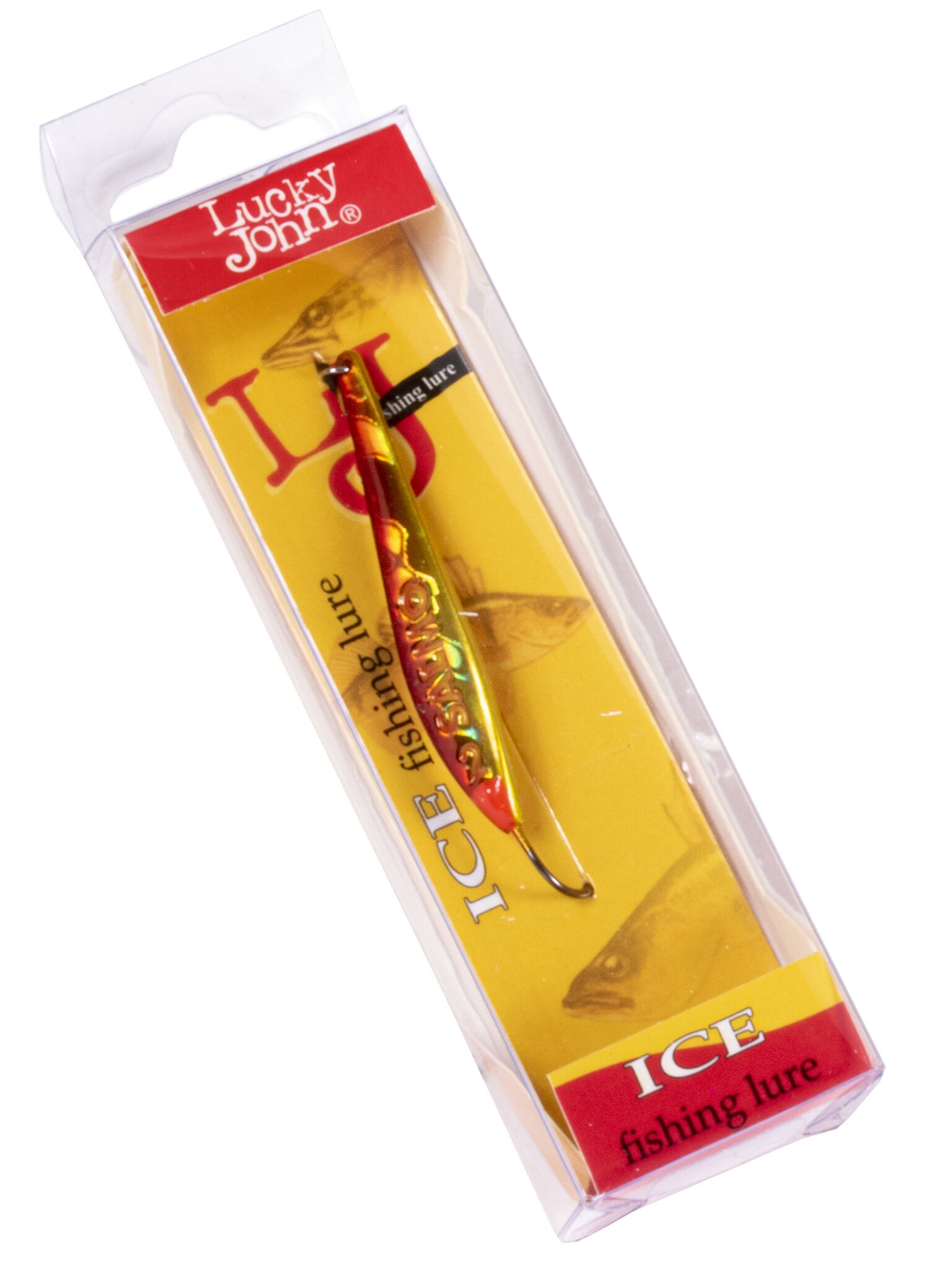 Блесна зимняя вертикал.Lucky John Model S-2 c впаян. кр. 3г RG