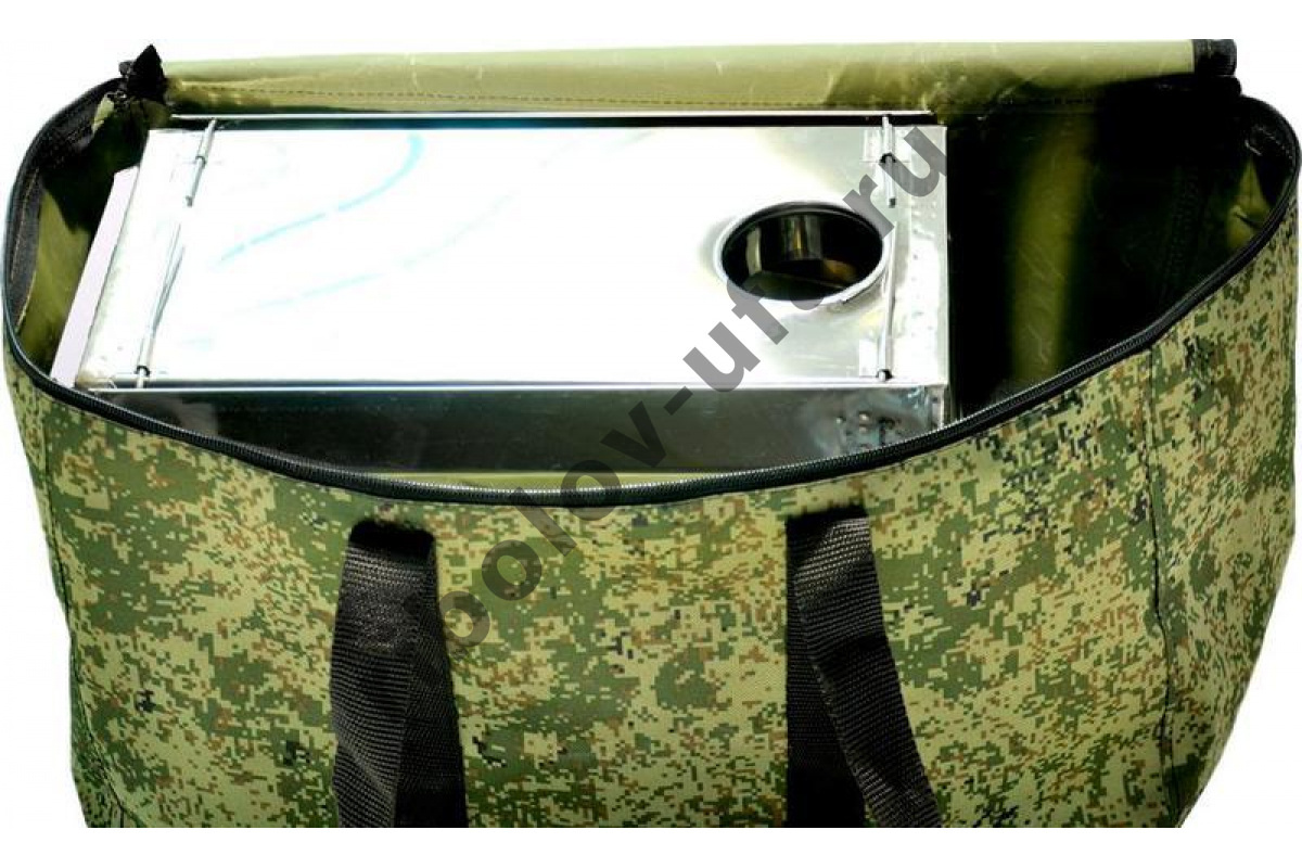 Печь Турист 45л с искрогасителем и экраном