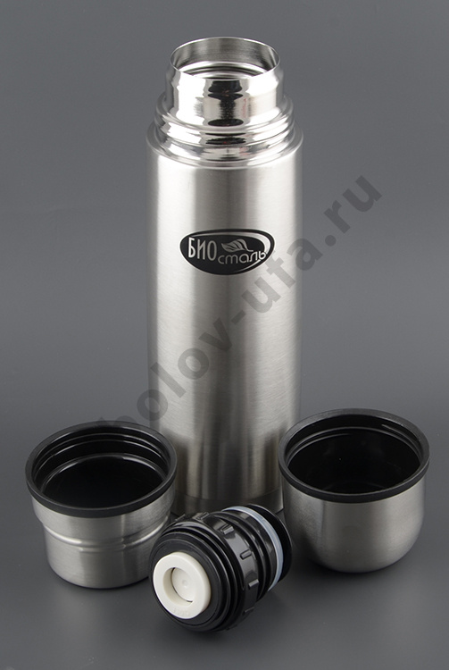 Термос Biostal узк. горло с 2-я чашками 0,75л  (NB-750К2)