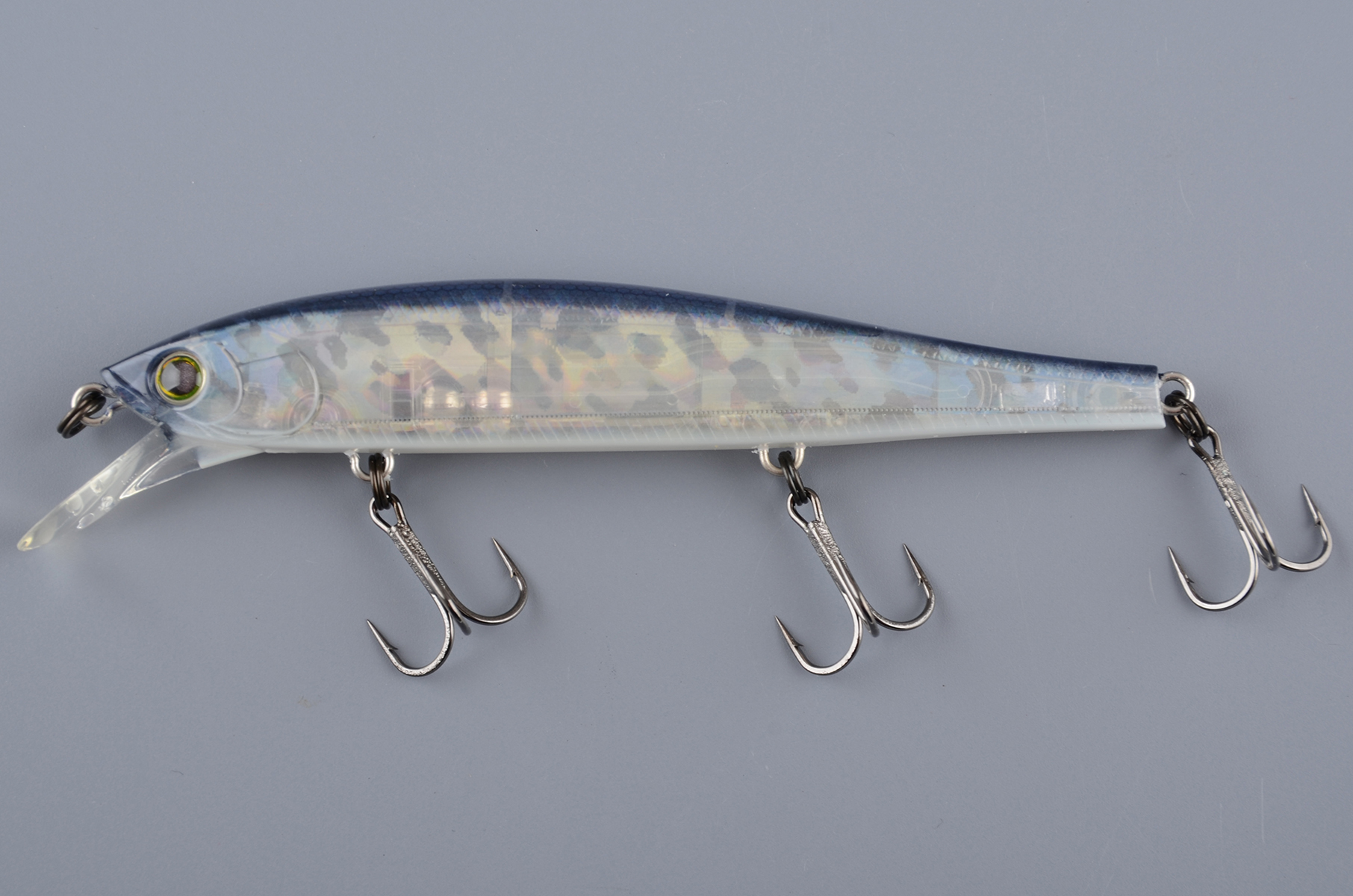 Воблер Yo-Zuri  R1361  Duel Hardcore Minnow Flat 110F 15гр, 0-1,5м. цв. GHPB