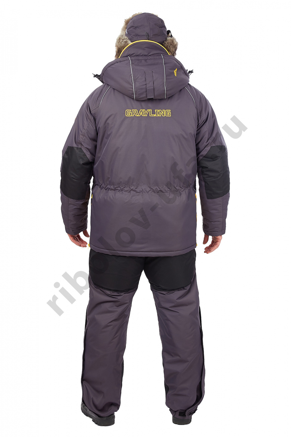 Костюм зимний Novatex Камчатка цв.Серый/Желтый р. 48-50 рост 170-176