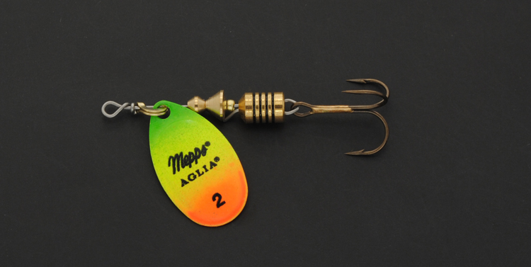 Блесна Mepps Aglia Fluo № 3, тигровый (6.5 гр.)