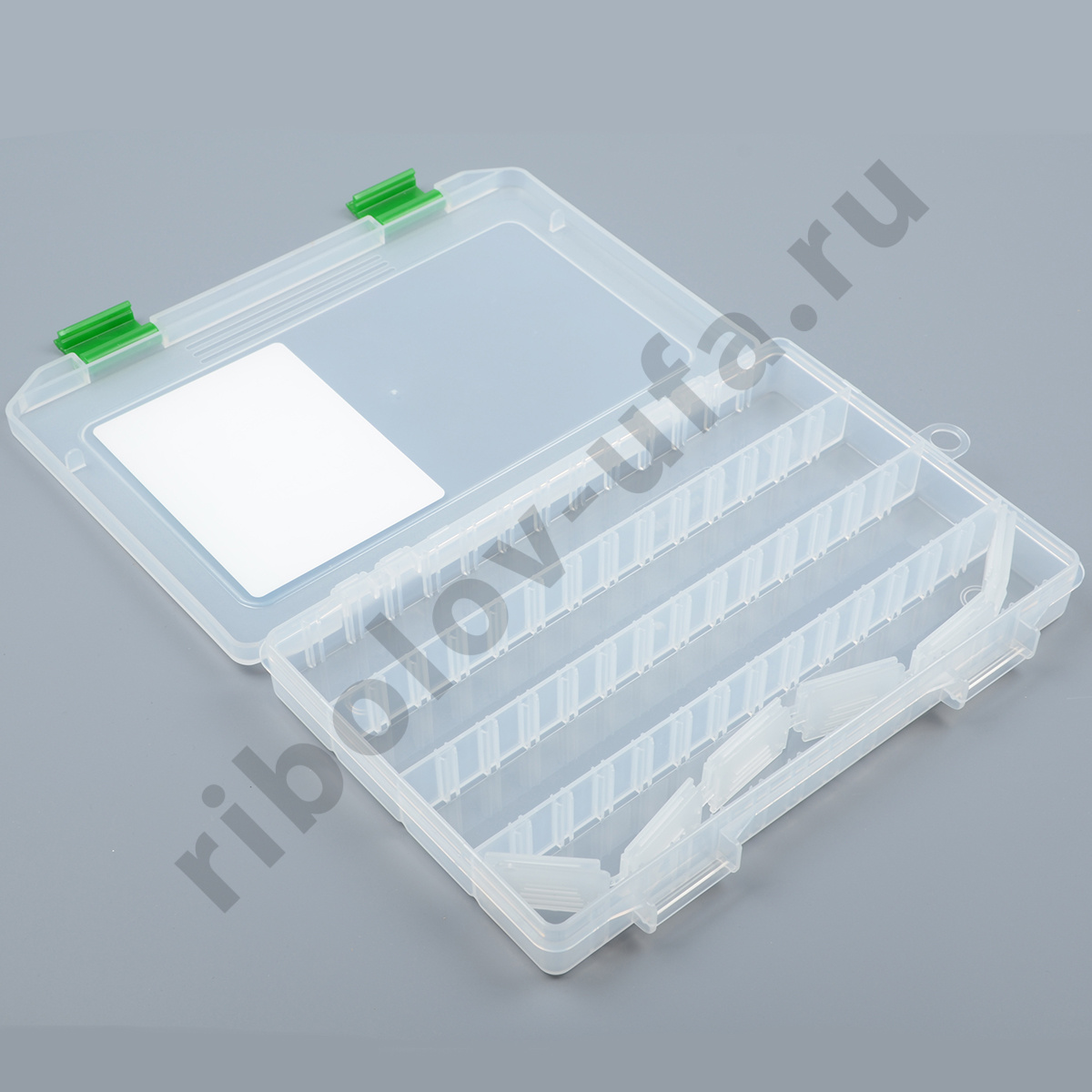 Коробка Fisherbox 220 прозрачная. 22*16*02 