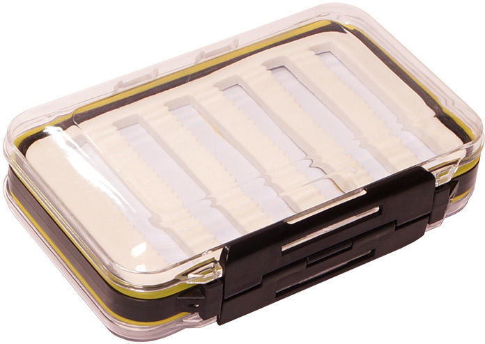 Коробка Kosadaka 15*10*4.5см для мушек, герметичная, двухсторонняя TB-S29-CL