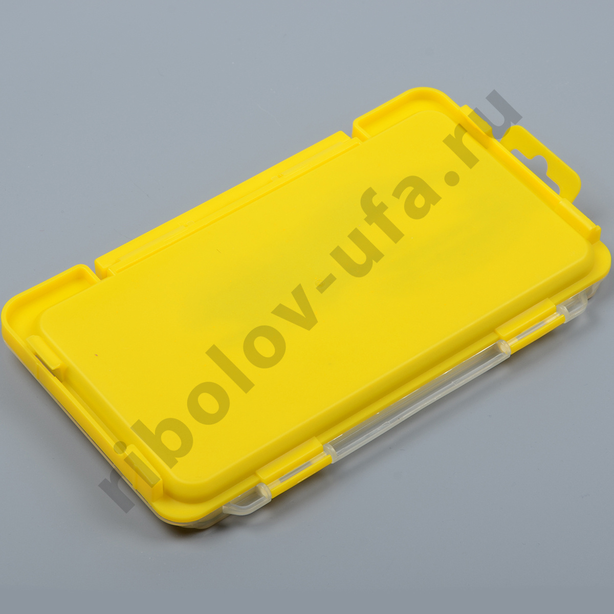 Коробка Kosadaka Slit Form Case B 175*105*18мм жёлтая стыкуемая, пенка с прорезями