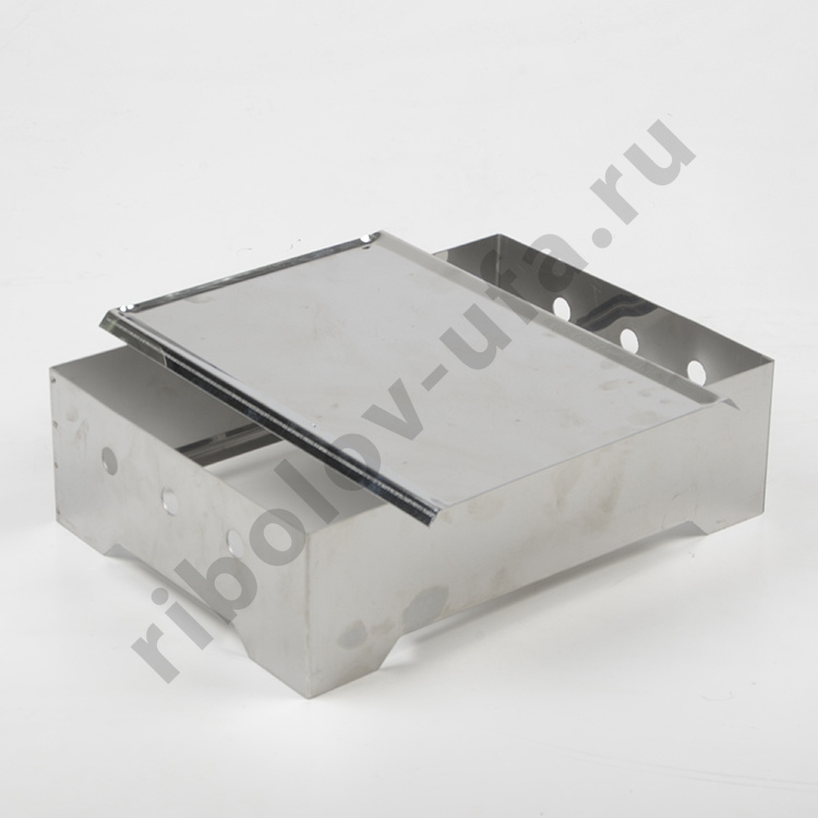 Коптильня-гриль/портативный комплекс/нерж. сталь 0,8/1,0 мм, в сумке