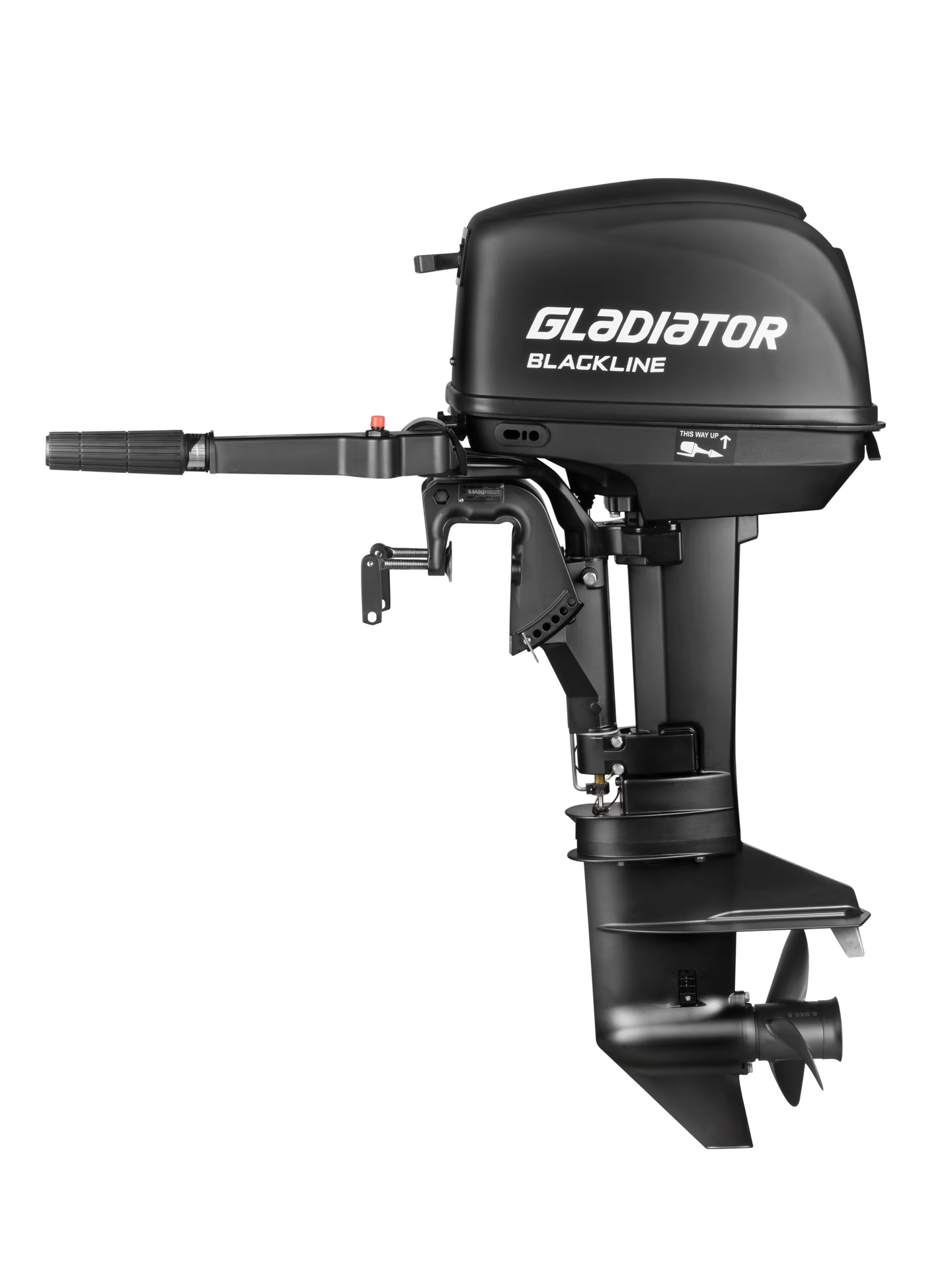 Лодочный мотор 2-х тактный Gladiator G9.8FHS New BlackLine