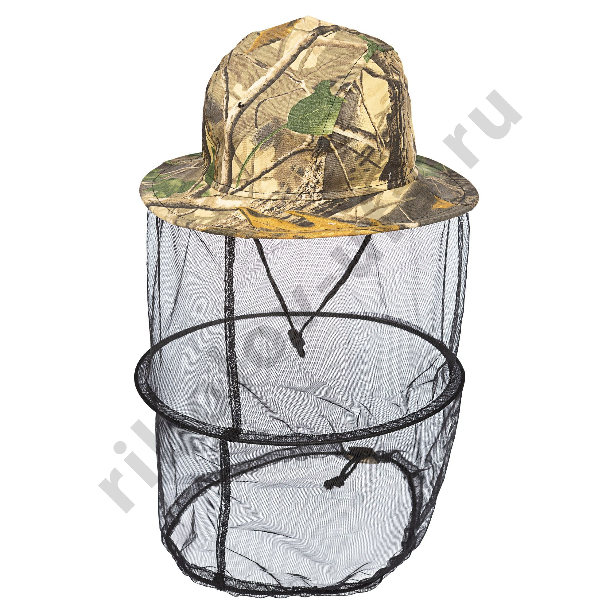 Панама-накомарник с кольцом Huntsman  Антигнус цв.Лес, ткань Смесовая р. 58