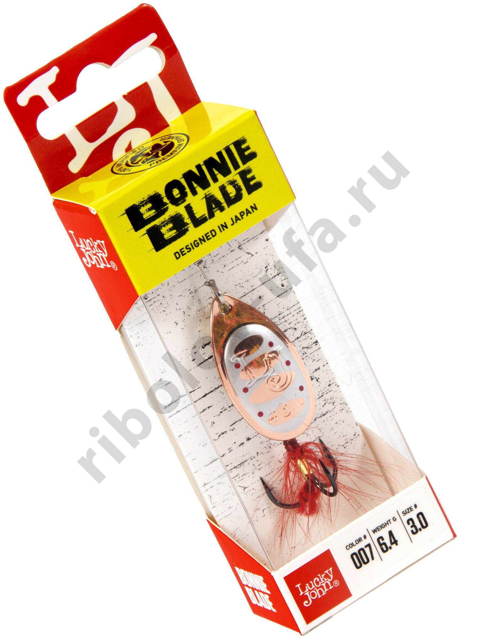 Блесна вращ. Lucky John Bonnie Blade #03, 6.4гр., цв. 007
