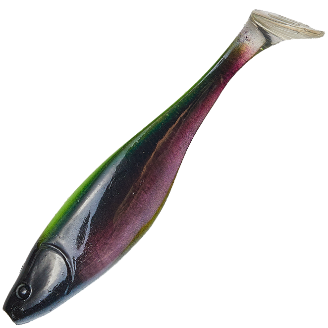 Силиконовая приманка Narval Commander Shad 12cm #053-Phantom (4шт/уп)