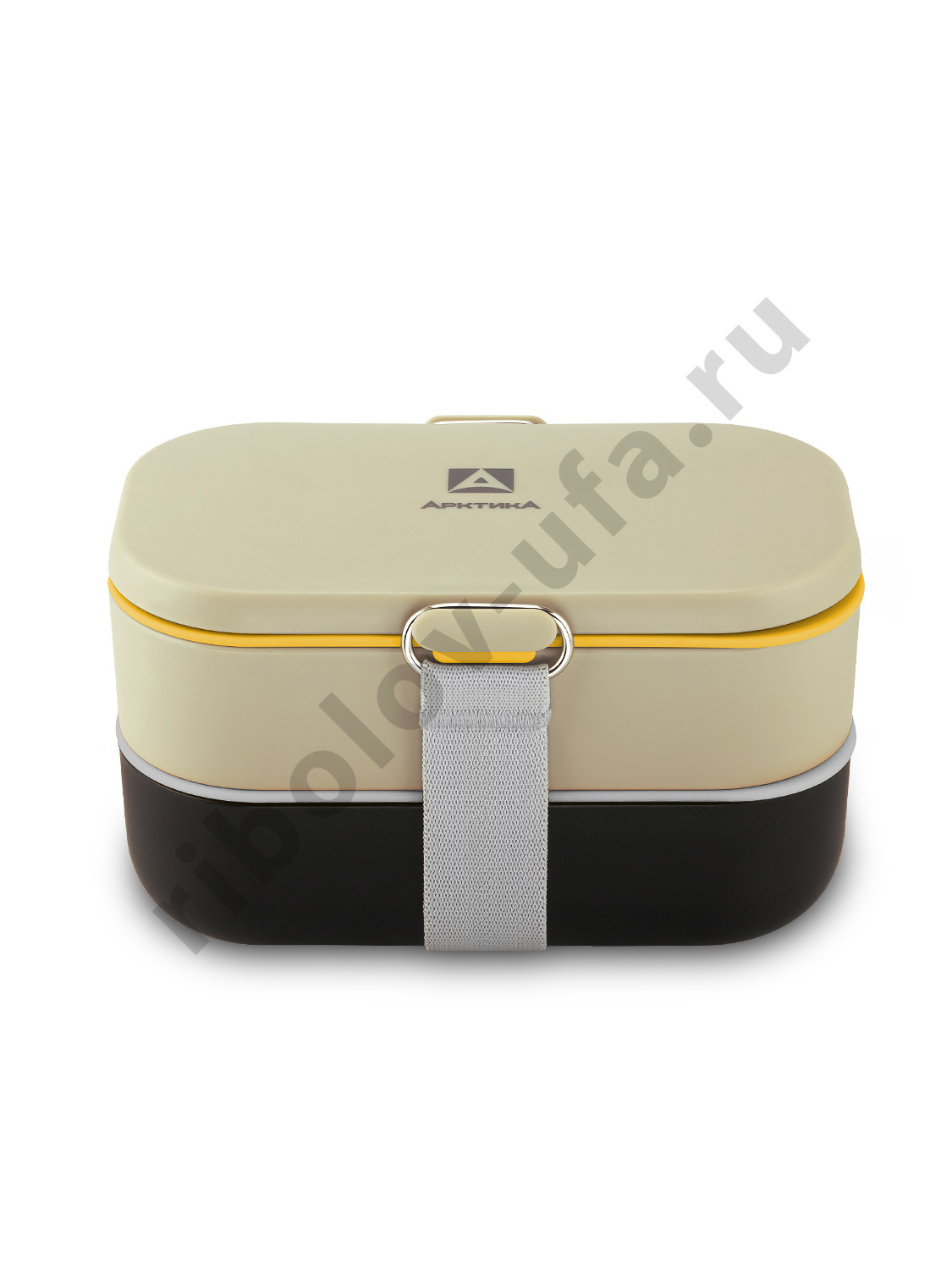 Ланчбокс тм "Арктика", 1350 МЛ, арт. 031-1350, черный/бежевый
