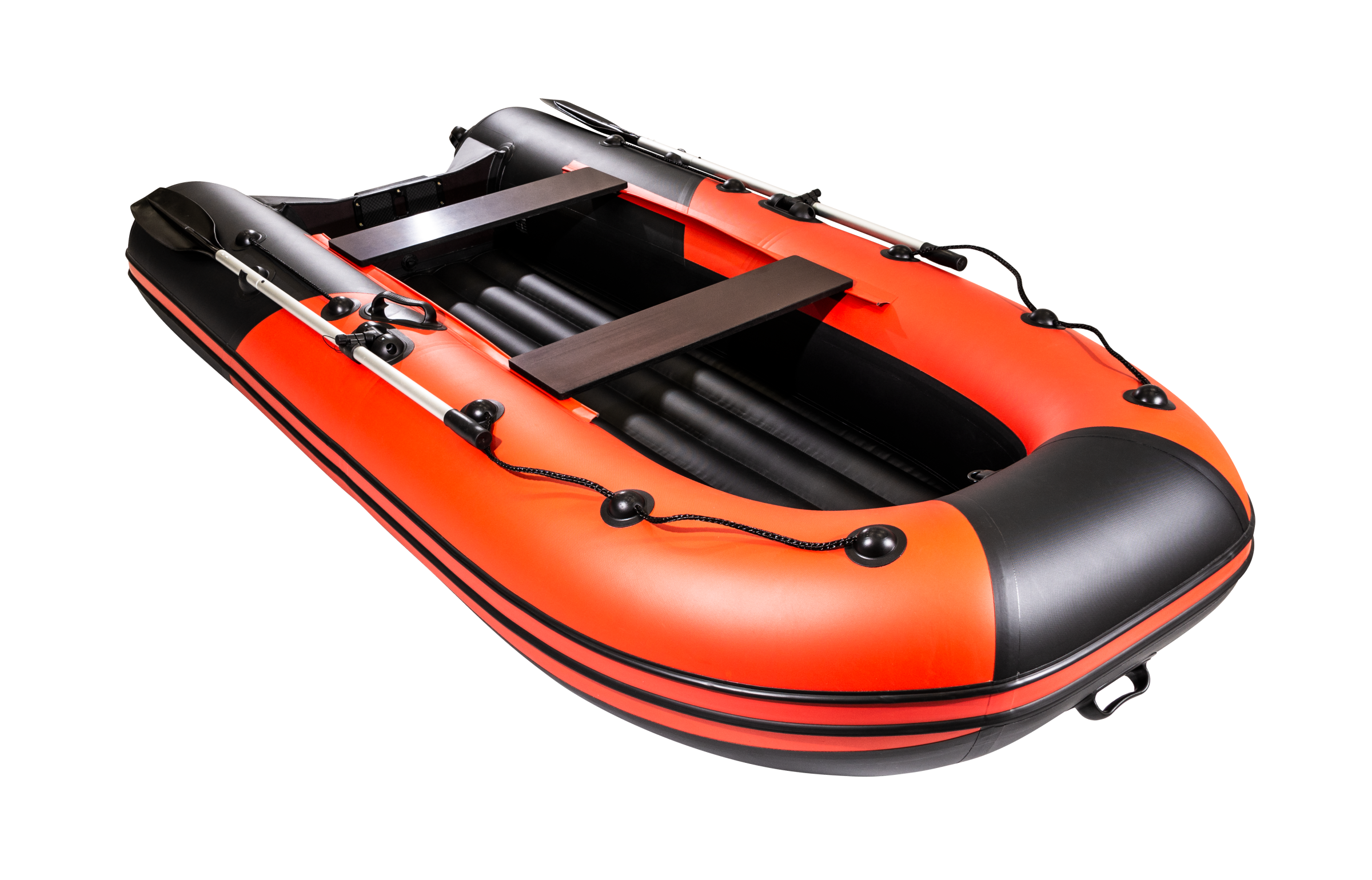 Лодка Ривьера Компакт 3200 НДНД комби красный/черный