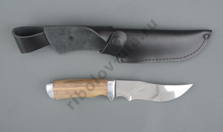 Нож Турист-4 хирургич.нерж.сталь, 65х13, орех (ручная работа)