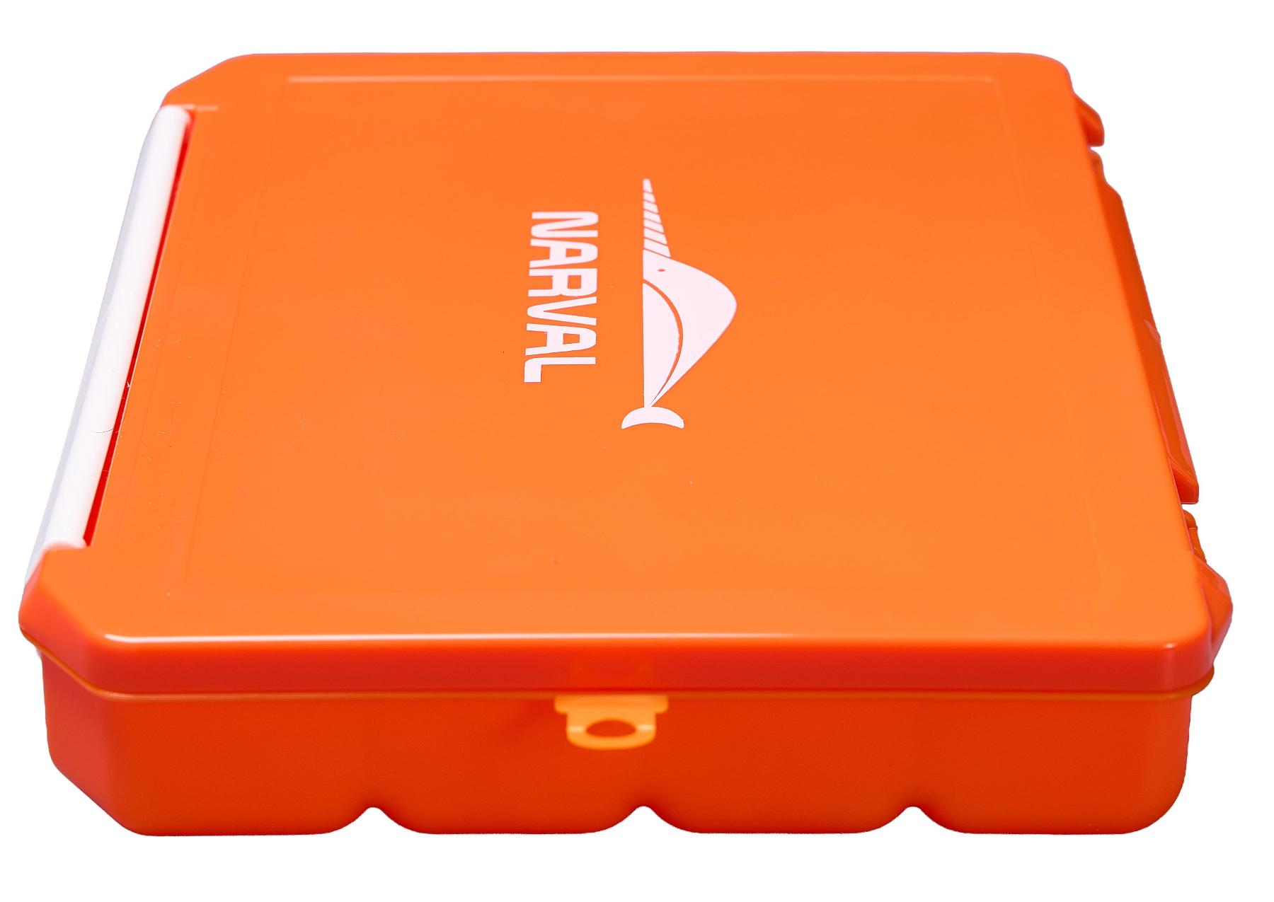 Коробка Narval Fishing Storage Box 255x185x39mm #Orange&White