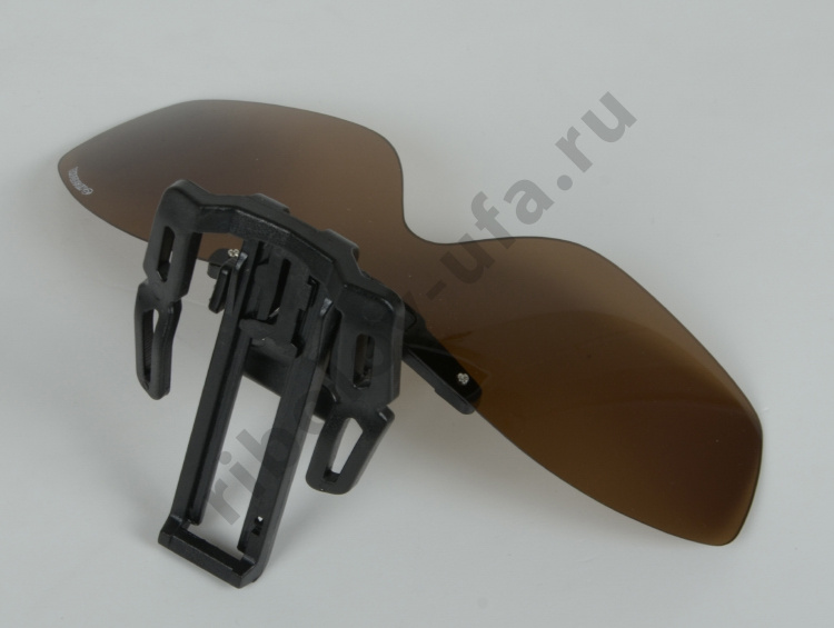 Накладки Kosadaka Clip-on-Clap поляризационные на бейсболку коричневые