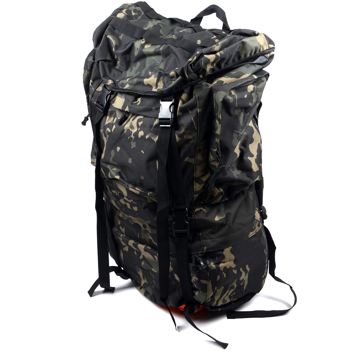 Рюкзак Hunter Manufacture туристический 80л, цв. черный кмф, металл. каркас hm-51/3.5