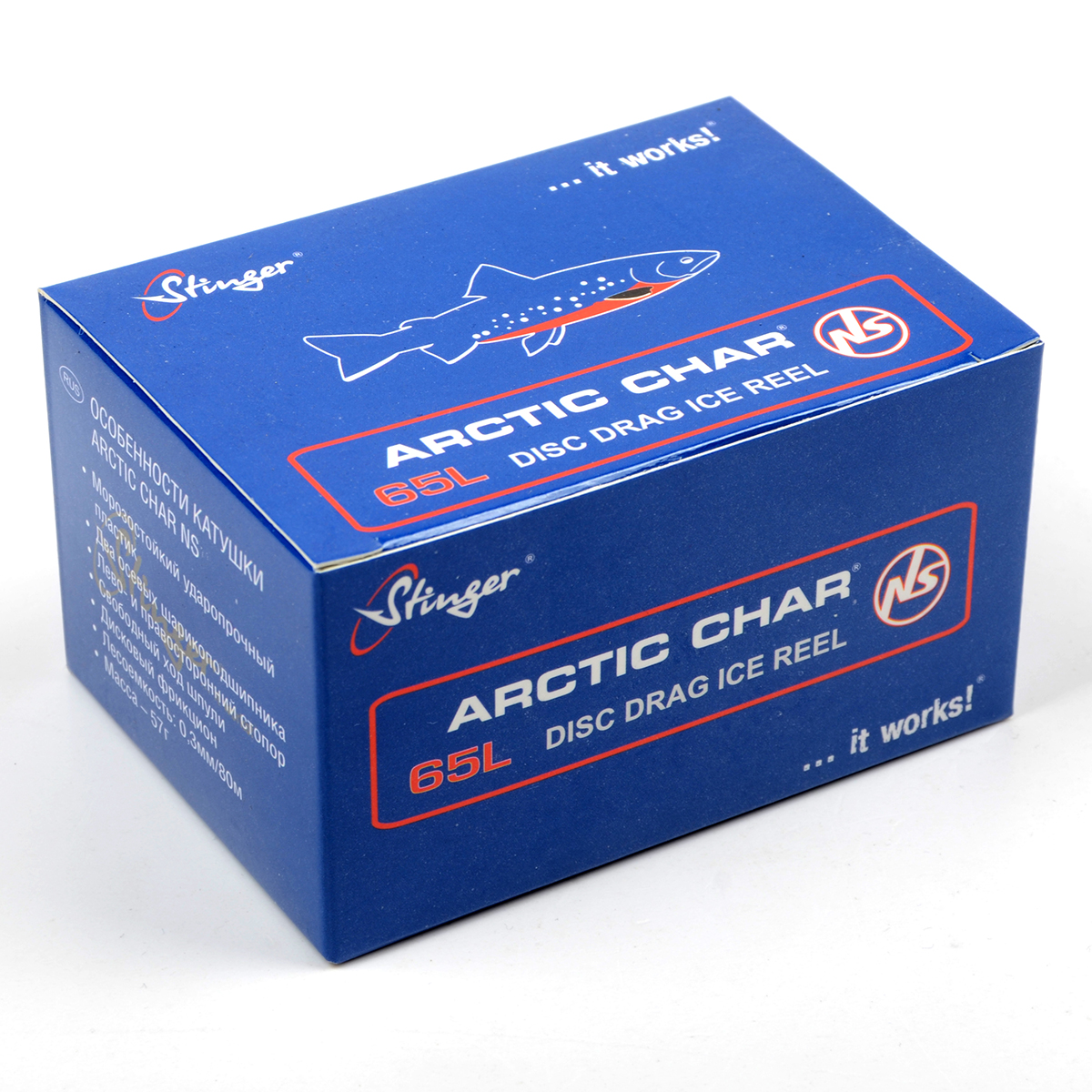Катушка зимняя Stinger Arctic Char NS 65мм L