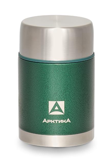 Термос Арктика 306-800А с широким горлом 1,0л в чехле цв. зеленый 