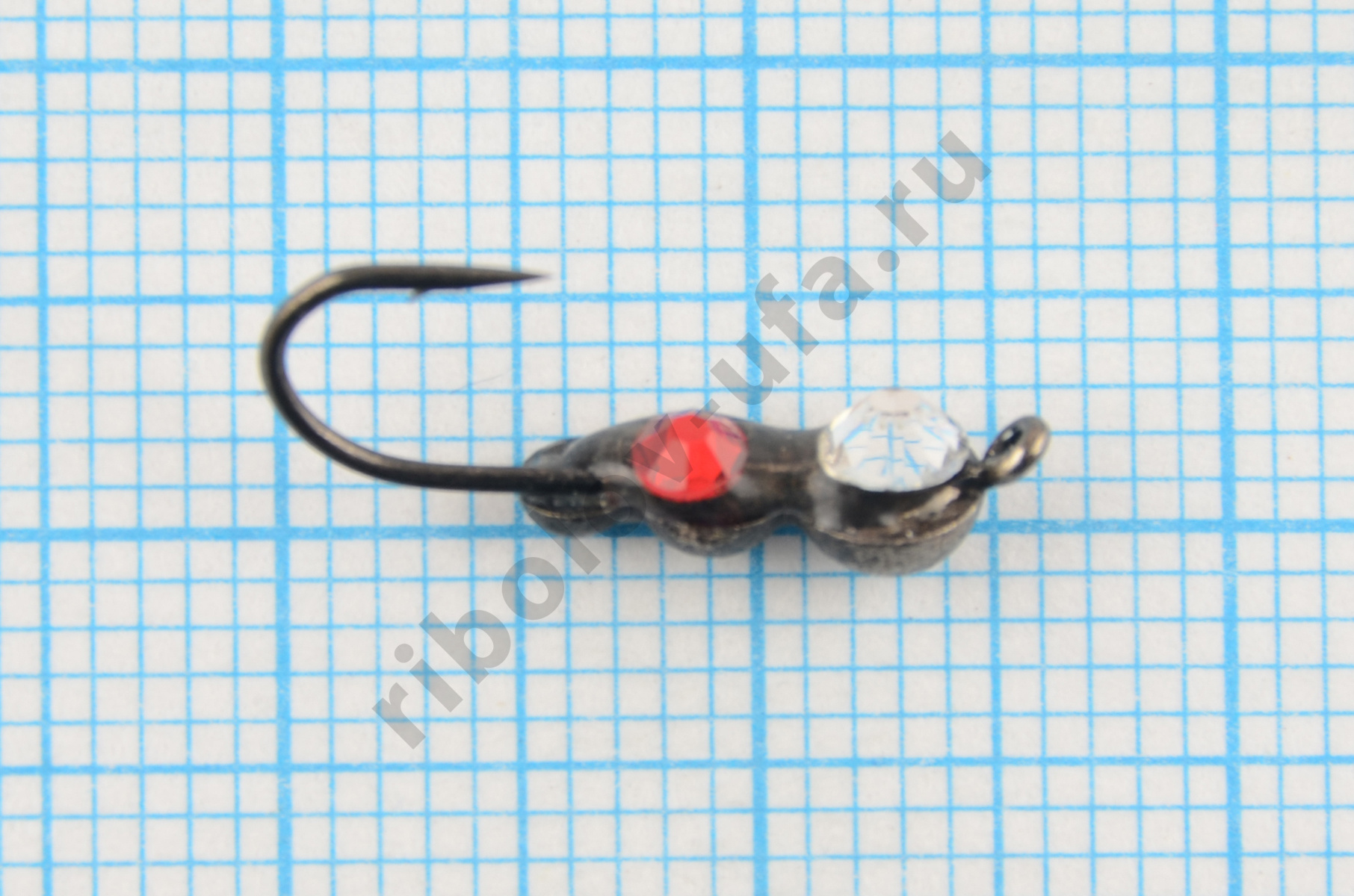 Мормышка вольфрам Bravo Fishing Муравей с ушком и Swarovski 4 мм 0,58гр Bn