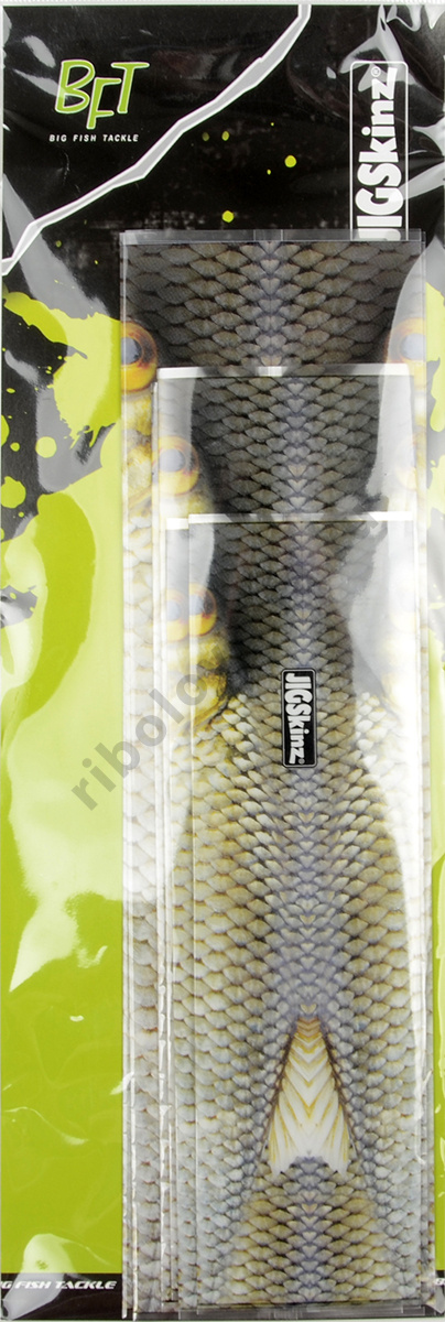 Термоусадочная пленка Strike Pro BFT JigSkinz для обновления приманок, 3 размера, 6 шт., цв. Плотва