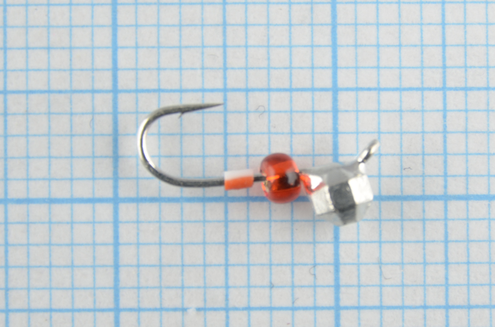 Мормышка вольфрам Bravo Fishing Шар с ушком крупная грань 3.0 мм 0.22 гр Sil