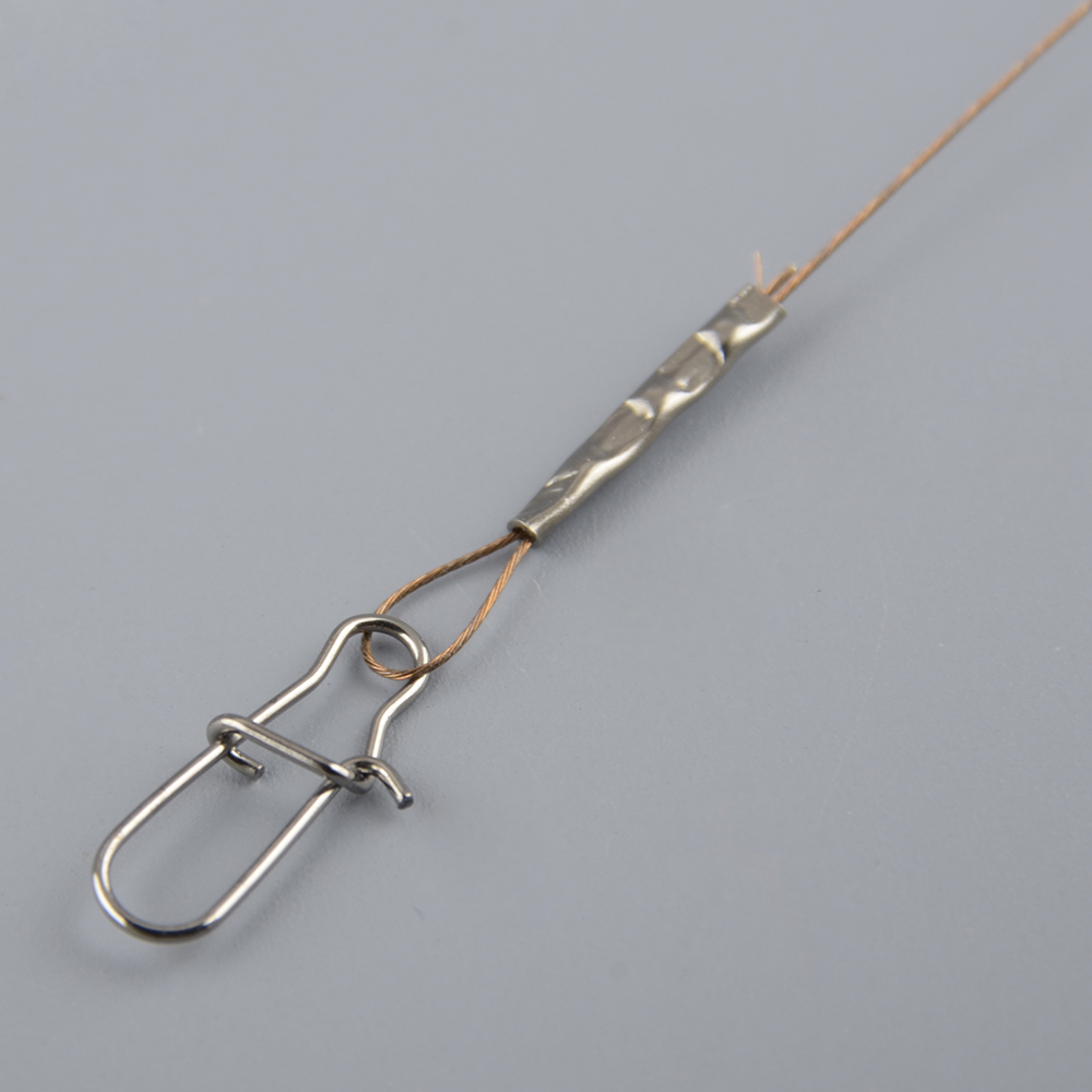 Набор поводков сталь Crazy Brothers 1х7 нитей d-0,28мм 22 см/8кг (3 шт/уп)