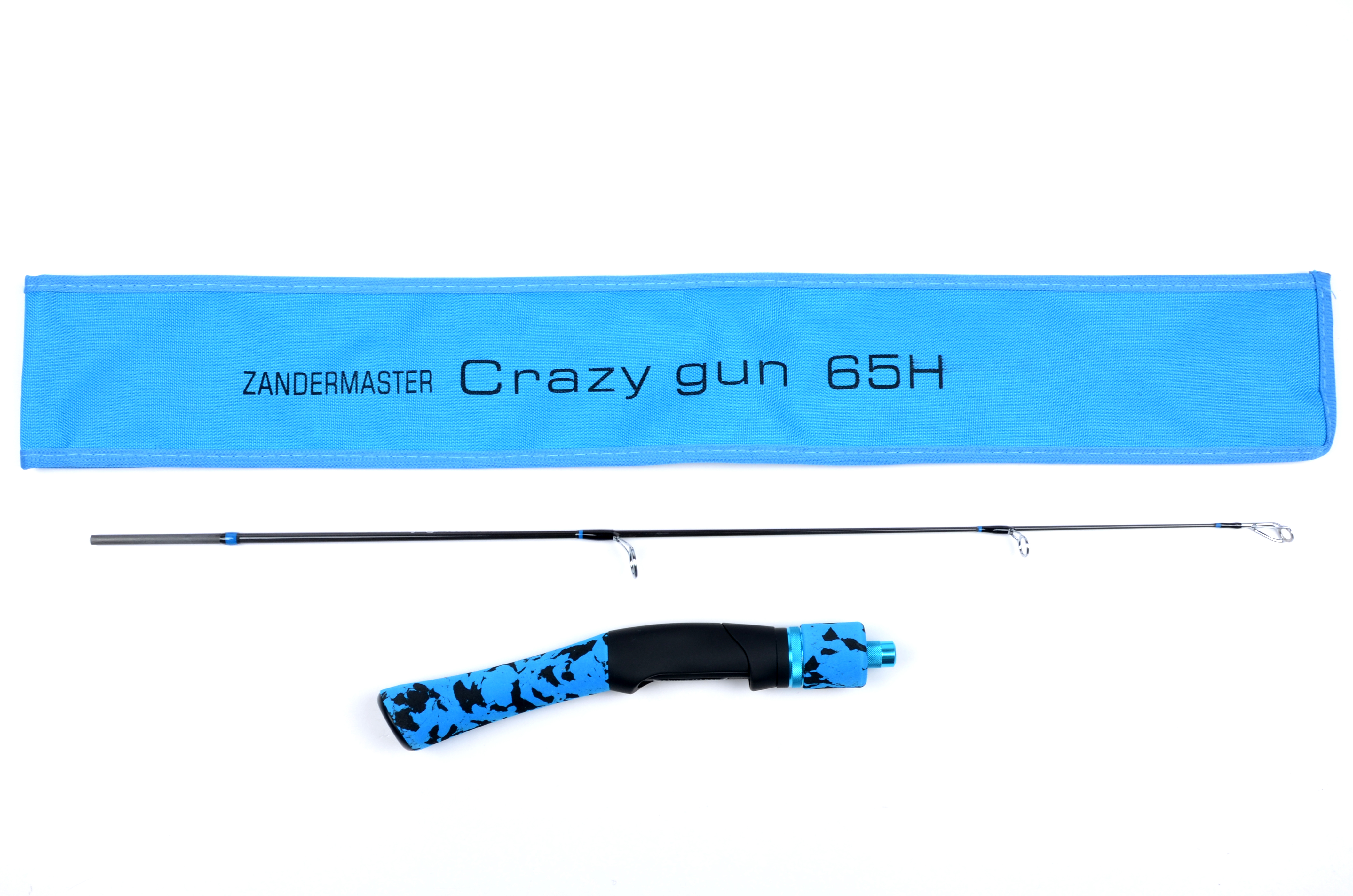 Удочка зимняя Zander Master Crazy Gun 65 H синий