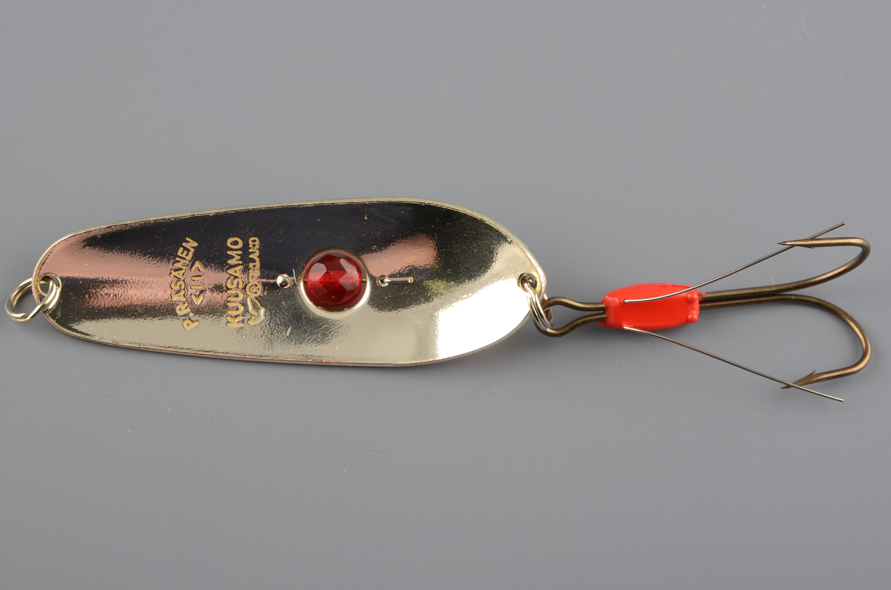 Блесна колеб. Kuusamo Rasanen 70/20 (бусинка, незацеп.) BL/GR/FYe/FR-S, UV