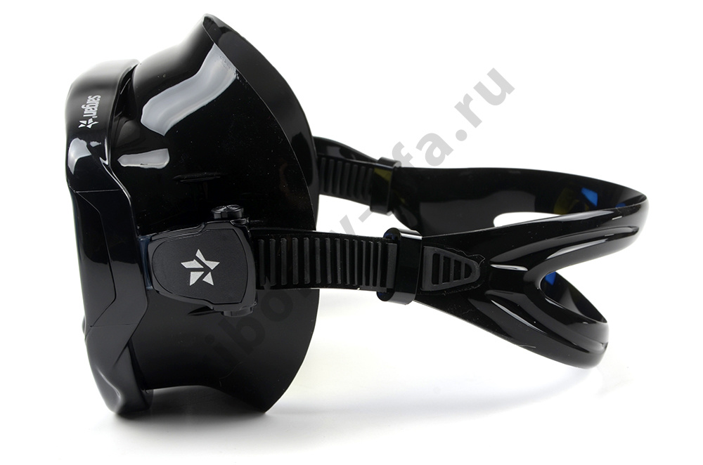 Маска Sargan Окулятор, черный силикон, просветленные линзы 