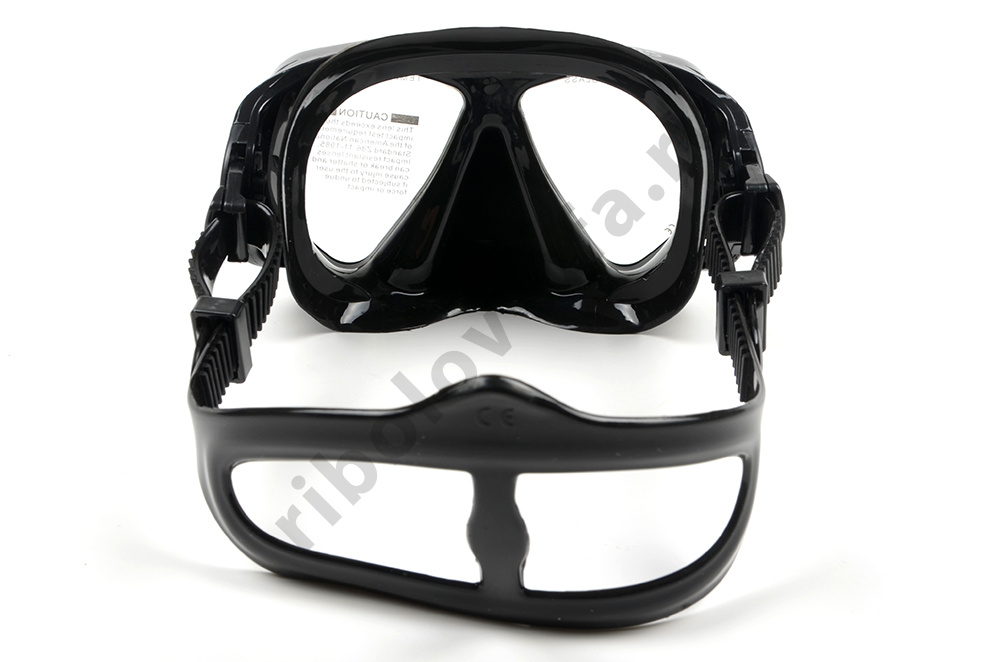 Маска Sargan Неро, черный силикон, черная рамка (без бокса)