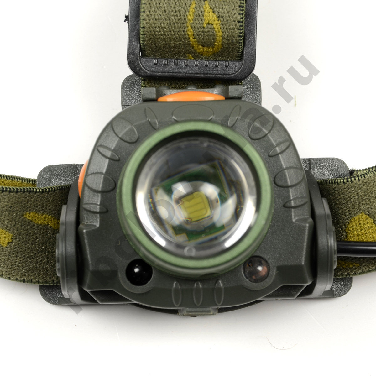 Фонарь налобный No name HT-427 (сенсорный, аккум/батарейки, зарядка 200, зарядка автомобильная)