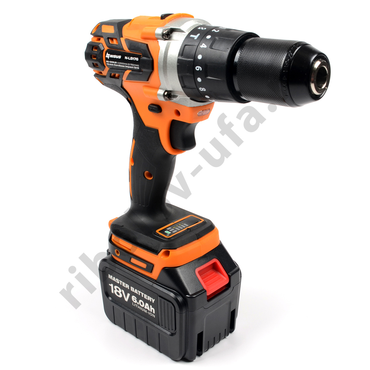 Шуруповерт-электробур Nisus 18V 6A 120Hm (N-LB176N)
