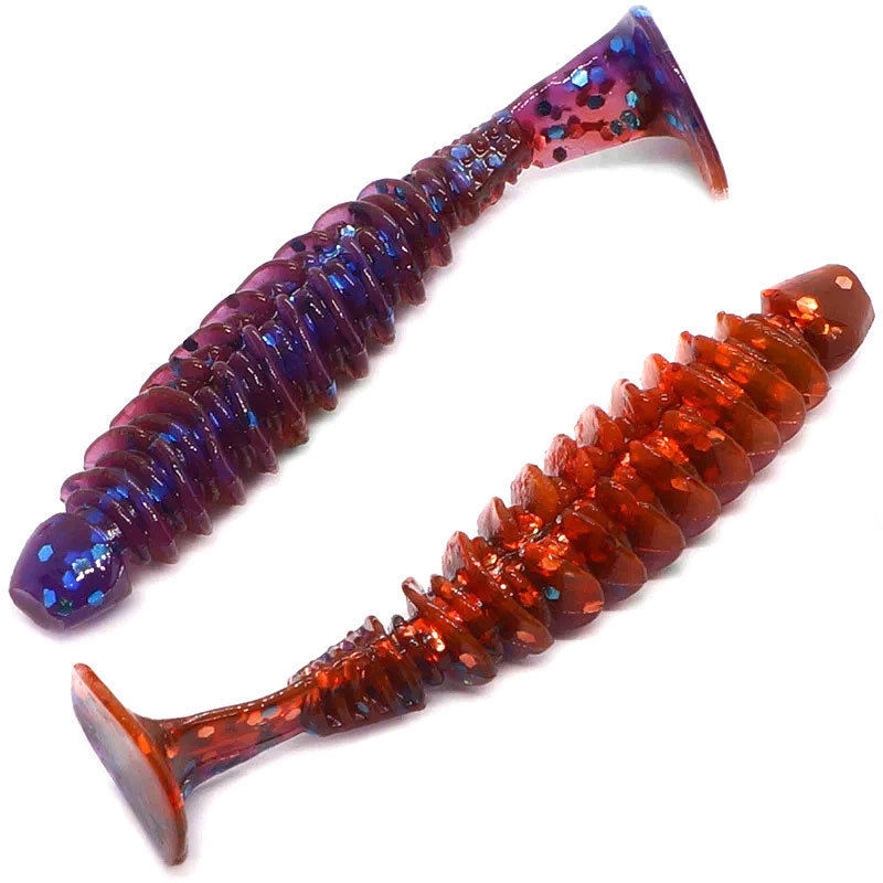 Силиконовая приманка Kosadaka Caterpillar 60 мм цв. RB (10шт/уп)