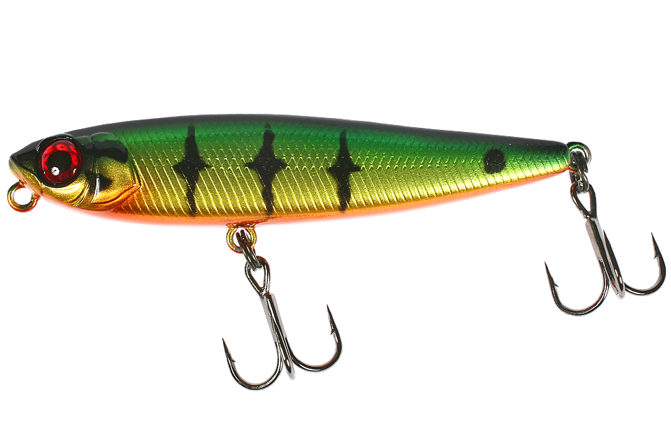 Воблер Jackall Chubby Pencil дл. 5.5 см, глуб.-поверх., 3.1 гр., floating, цв. peacock