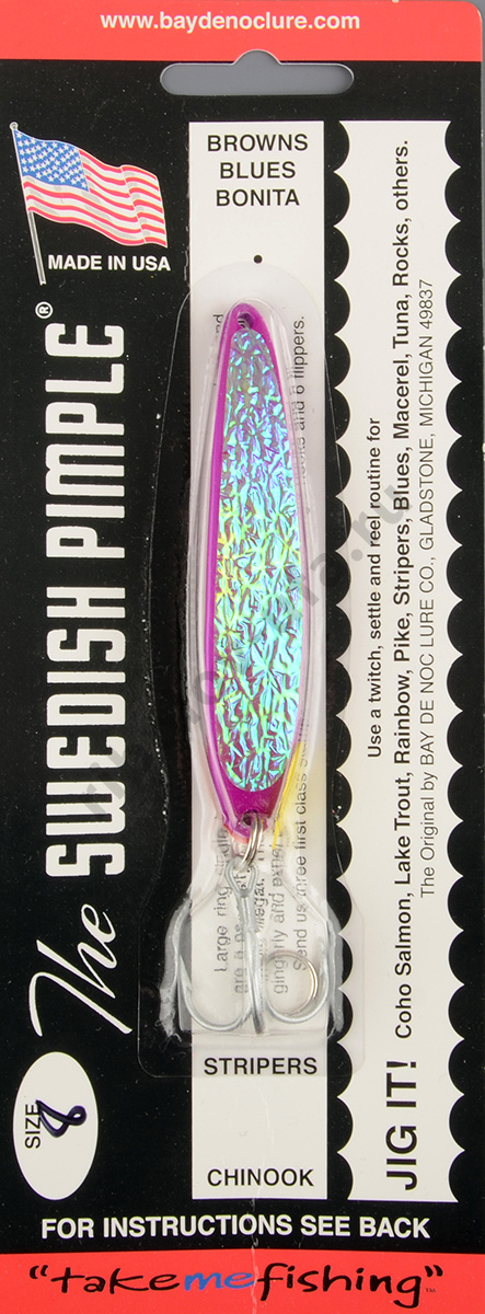 Блесна Swedish Pimple Ice №8 Violet Ice