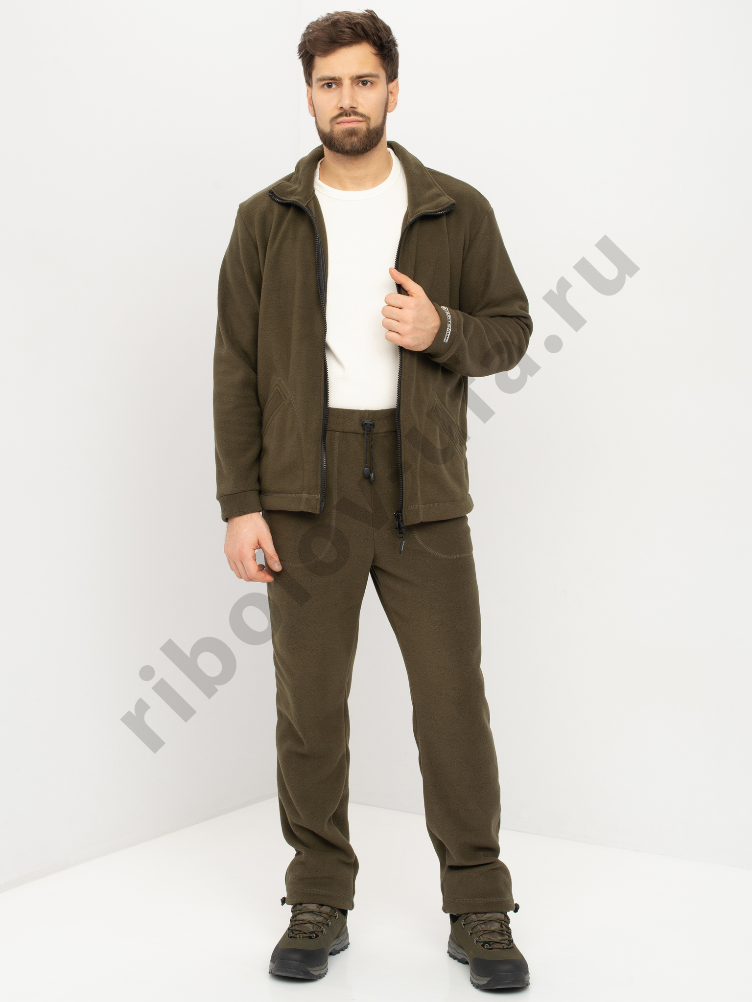 Костюм демис. Huntsman Байкал цв.Хаки, тк.Флис, р.48-50, рост 170-176