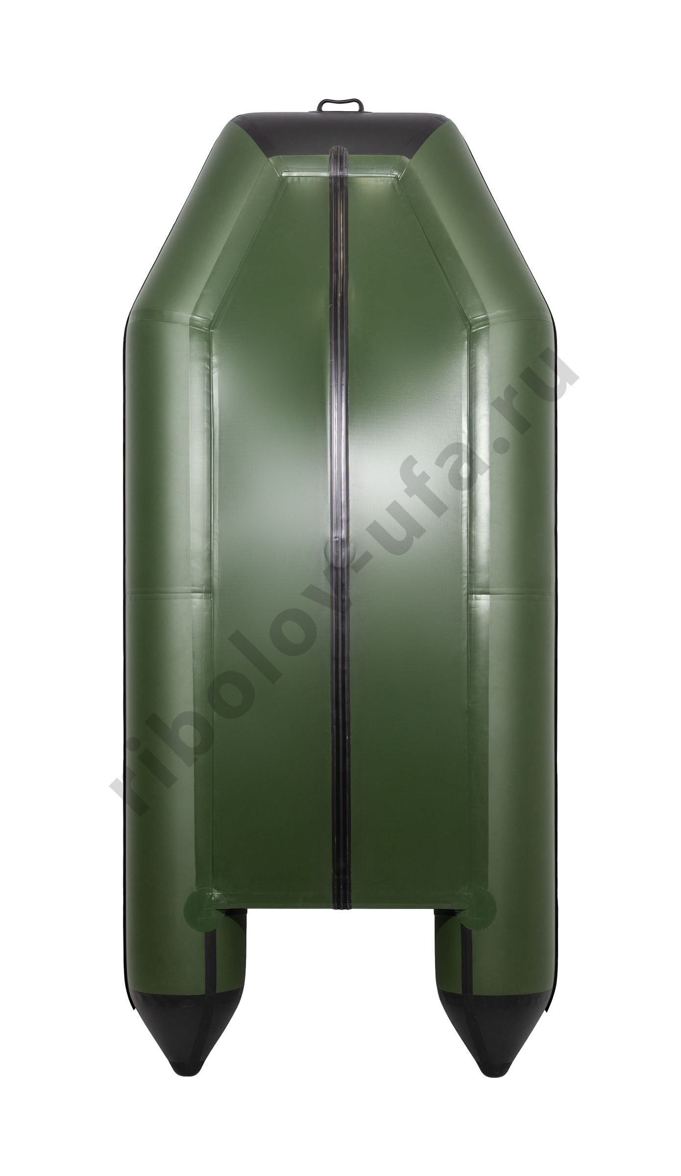 Лодка Аква 3200 Слань-книжка Киль зеленый/черный